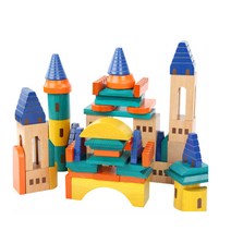 칼라 성쌓기 블럭 69p, 혼합색상