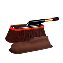 앤티스 코튼모 롱타입 먼지 브러쉬 앤 케이스 브라운, 1개, 65cm