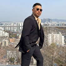 파이브라지 남성용 빅사이즈 데일리 모던 스판 자켓