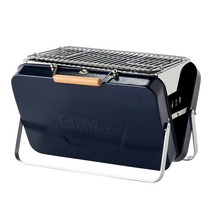 오슬로 아웃백 캠핑 BBQ 화로 네이비, 1개, L