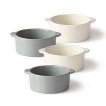 프렐류드 크리미 핸디원형볼 중 아이보리 2p + 중 그레이 2p, 1세트, 원형볼 4p