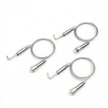 리폼쟁이 천정 원터치걸이 니켈, 3개