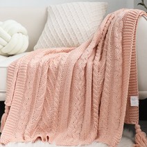 JCP 마카롱 니트 블랭킷