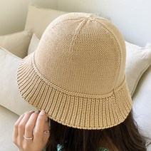 아모르데이 여성용 니트 델루나 버킷햇