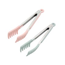 실리콘 면집게 M 2종 세트, 핑크, 민트, 1세트