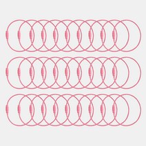 파스텔 와이어키링, 연분홍, 30개