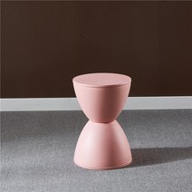 세뇨르킴 모래시계 북유럽 스타일 스툴, 핑크