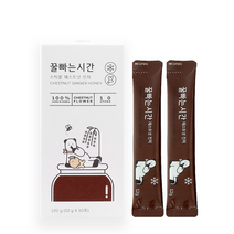 시속삼십킬로미터 꿀빠는시간 스틱꿀 체스트넛 진저 10p, 120g, 1개