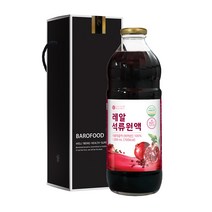 [석류엑기스] 바로푸드 레알 석류 원액 + 선물상자, 1개, 1L