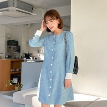 제이스타일 프레엘 벨트SET 트위드 미디 원피스