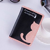 점박이 뒷태냥이 도토 지퍼 중지갑