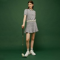 플레이뎁 Gored Jacquared Mini Skirt DECMA7004M