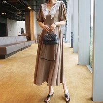 모니카룸 여성용 플로카라 원피스