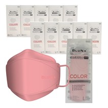 블루나 뉴 황사방역 마스크 대형 KF94, 10개, 핫핑크, 10개입