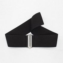 테드브라운 여성용 오단테 실버버클 스판 벨트