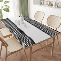 마켓에이 격자패턴 방수 테이블매트, TYPE1, 70 x 120 cm