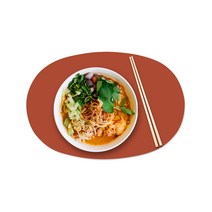 엘로니 파파 에그 실리콘 테이블 매트, 메이플, (300 x 202mm)