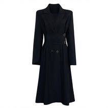 쉐어몰 여성용 버튼 스트랩 정장 원피스