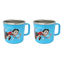 르번 아동용 헬로카봇11 논슬립 스텐컵, 혼합색상, 2개