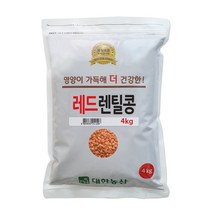 대한농산 레드렌틸콩, 1개, 4kg