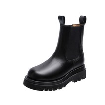 엘쏘 베이직 통굽 워커 부츠 로우