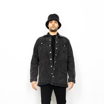 골드퍼센트 남성용 기본핏 반코트 패츠워크 청자켓