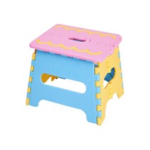 미니 접이식 휴대용 스툴 의자 LJ-ch020, 핑크