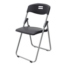 21세기트랜드 더블라인 접이식 의자, 블랙