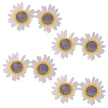 파티야놀자 데이지 파티안경, 화이트, 4개