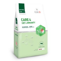 네츄럴랩 강아지 전연령 케어4 기능성 사료, 다이어트 & 면역 케어, 1개, 6kg