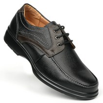 이제이슈즈 남성용 가죽 캐주얼 키높이 보트화 5036