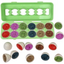 오즈토이 피팅에그 달걀 모양맞추기 12구 공룡 DF168, 혼합색상