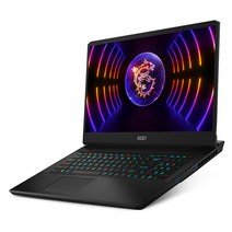 MSI 2023 벡터 GP77 13VG 17.3, 블랙, 코어i9, 1TB, 16GB, Free DOS, MS-17K