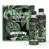 이롬 유기농 콤부차 오리지널, 360ml, 6개