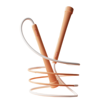 티앤비스포츠 컬러풀 긴줄 2.8m 성인줄넘기, 피치