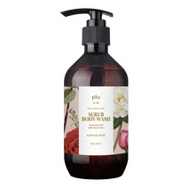 플루 퍼퓸드 스파 스크럽 바디워시 다마스크로즈, 1개, 500g