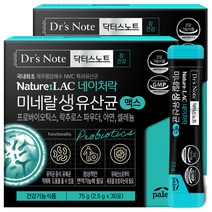 팔레오 닥터스노트 네이처락 미네랄 생유산균 맥스 30p, 75g, 2개
