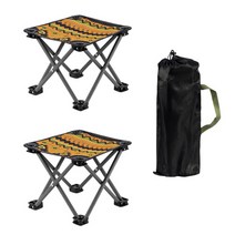 코쿼드 감성캠핑 BBQ 체어 캠핑의자 2종   수납백 세트, 혼합색상, 1세트