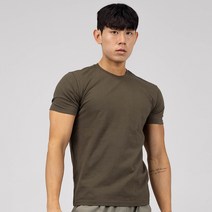 엘라모 남성용 머슬핏 반팔 티셔츠