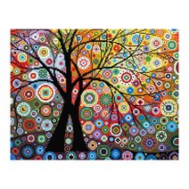 아이러브페인팅 DIY 보석십자수 행복나무 50 x 40 cm, 혼합색상, 1개