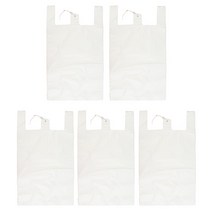 애니돌 손잡이 마트 비닐봉투 유백, 12L, 500개