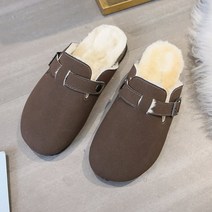 여성용 보스턴 털 슬리퍼 BSTPSLP