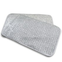 SD코지 모던 극세사 욕실 발매트 2p, 도트그레이