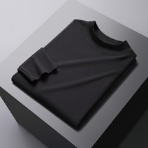 알로데 남성용 하프 하이칼라 무지 스웨터