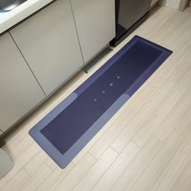 영그린 물흡수형 미끄럼 방지 싱크대 발매트, 블루