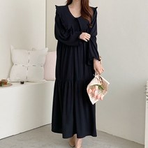 봉봉스토리 하운드카라 원피스 임부복