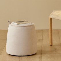 메종드꼼마 그립원형스툴 스툴의자, 아이보리