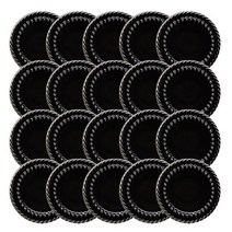 동대문단추왕 점에폭 단추 21mm, 블랙니켈, 20개