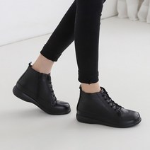 코나블루 여성용 베이직 가죽 워커 3cm DT3277