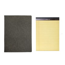 페이퍼랩 패드폴리오 B5 + 리갈패드 B5 50p, 그레이(패드폴리오),랜덤발송(리갈패드), 1세트